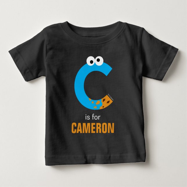 Sesame Street | C is for Cookie Monster Baby T-Shirt (Front)
