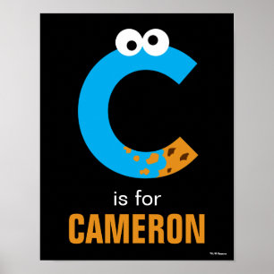 Sesame Street   C is for Cookie Monster Poster