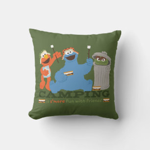 Sesame Street   Camping Is S'more Fun With Friends Cushion
