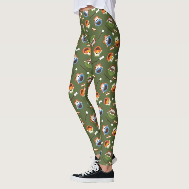 Sesame Street | Camping Is S'more Fun With Friends Leggings (Left)
