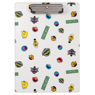 Sesame Street Character Pattern Clipboard