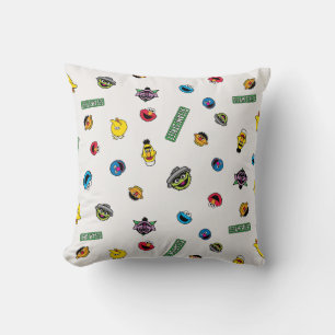 Sesame Street Character Pattern Cushion
