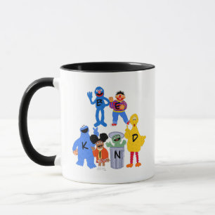 Sesame Street Characters   Be Kind - Sign Language Mug