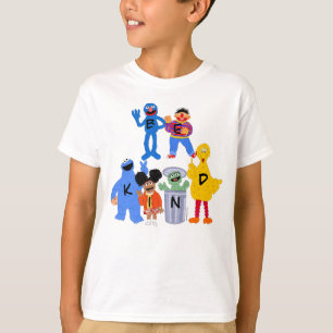 Sesame Street Characters Be Kind - Sign Language T-Shirt