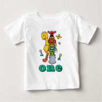 Sesame Street Characters First Birthday Baby T-Shi