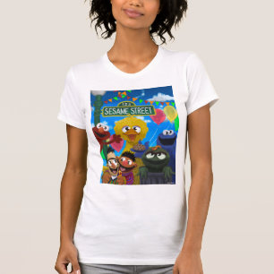 Sesame Street Characters   Party Scene T-Shirt