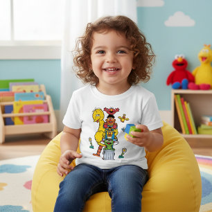 Sesame Street Characters & Street Sign Baby T-Shir Baby T-Shirt