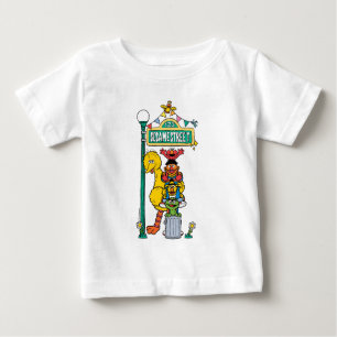Sesame Street Characters & Street Sign Baby T-Shir Baby T-Shirt