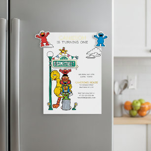 Sesame Street Characters & Street Sign Birthday