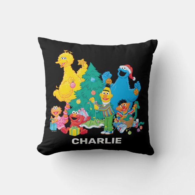 Sesame Street | Christmas Cushion (Front)
