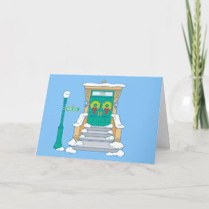Sesame Street   Christmas Doorstep Card