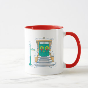 Sesame Street   Christmas Doorstep Mug