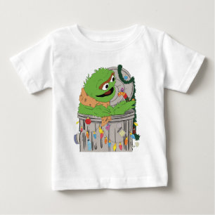 Sesame Street Christmas Oscar the Grouch Baby T-Shirt