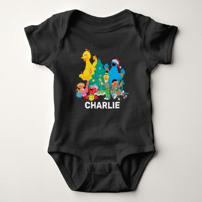 Sesame Street | Christmas Pals Baby Bodysuit (Front)