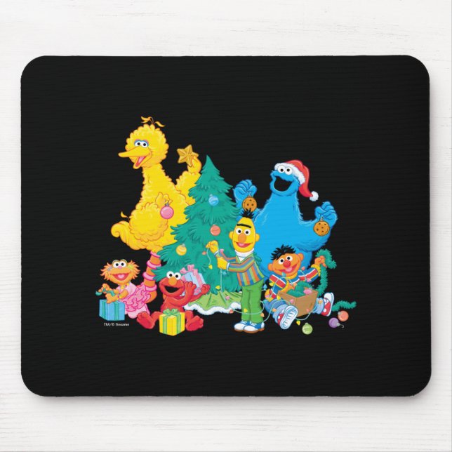 Sesame Street Christmas Pals  Mouse Pad (Front)