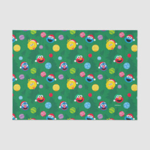 Sesame Street Christmas Tree Pattern Tissue Paper