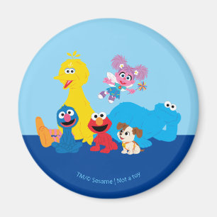 Sesame Street   Colourful Sesame Street Pals Magnet