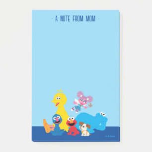 Sesame Street   Colourful Sesame Street Pals Post-it Notes