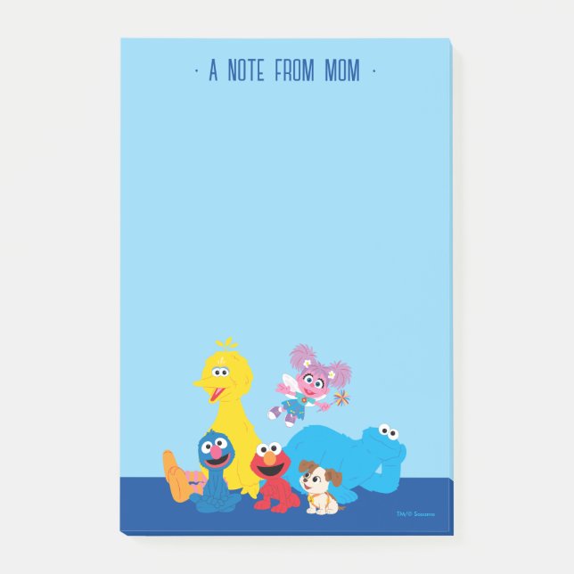 Sesame Street | Colourful Sesame Street Pals Post-it Notes (Front)