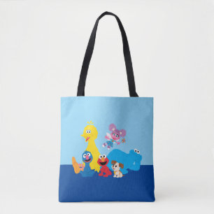 Sesame Street Colourful Sesame Street Pals Tote Bag