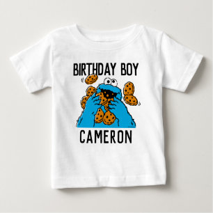 Sesame Street   Cookie Monster 1st Birthday Baby T-Shirt