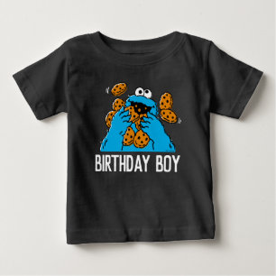 Sesame Street   Cookie Monster 1st Birthday Baby T T-Shirt