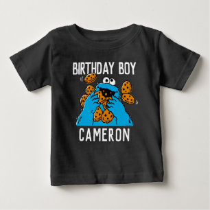 Sesame Street   Cookie Monster 1st Birthday Baby T T-Shirt