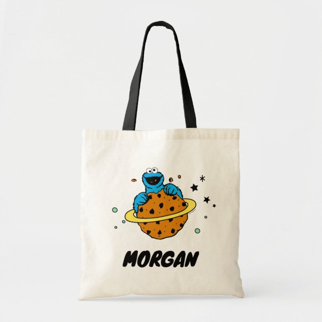Sesame Street | Cookie Monster | Add Your Name Tote Bag (Front)