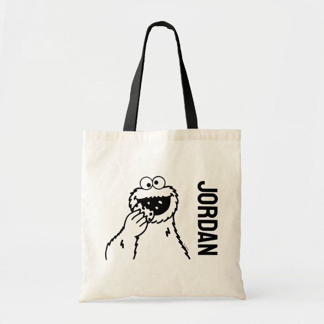 Sesame Street | Cookie Monster | Add Your Name Tote Bag (Front)