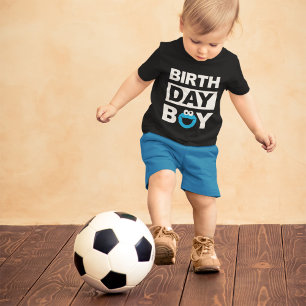 Sesame Street   Cookie Monster - Birthday Boy Baby T-Shirt