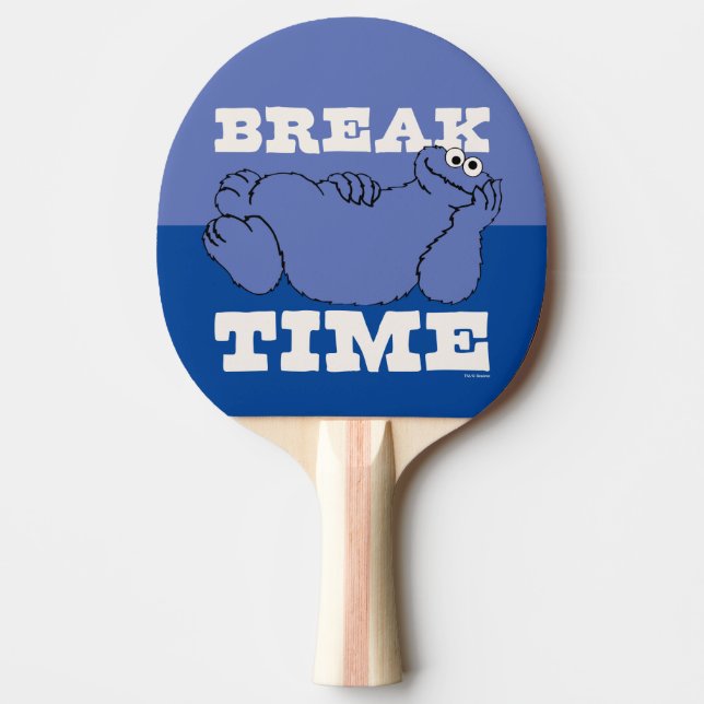 Sesame Street | Cookie Monster Break Time Ping Pong Paddle (Front)