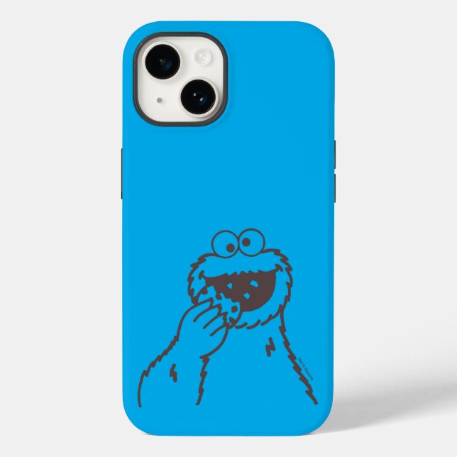 Sesame Street | Cookie Monster Bright Case-Mate iPhone Case (Back)
