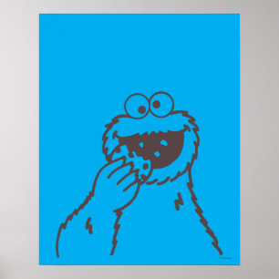 Sesame Street   Cookie Monster Bright Poster