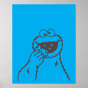 Sesame Street   Cookie Monster Bright Poster