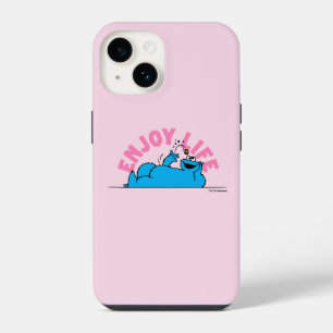 Sesame Street Cookie Monster Enjoy Life iPhone 14 Case