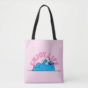 Sesame Street   Cookie Monster Enjoy Life Tote Bag