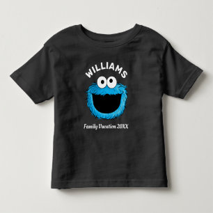 Sesame Street Cookie Monster Family Vacation Toddler T-Shirt