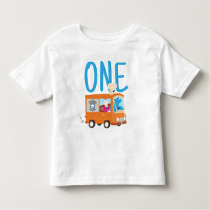 Sesame Street   Cookie Monster Food Truck Birthday Toddler T-Shirt