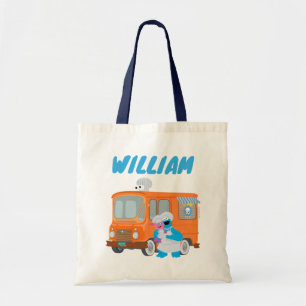 Sesame Street Cookie Monster Food Truck Tote Bag