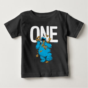Sesame Street   Cookie Monster I'm One Birthday Baby T-Shirt