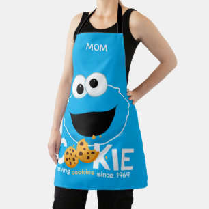 Sesame Street   Cookie Monster Loving Cookies Apron