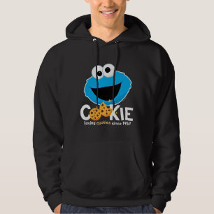 Sesame Street Cookie Monster Loving Cookies Hoodie