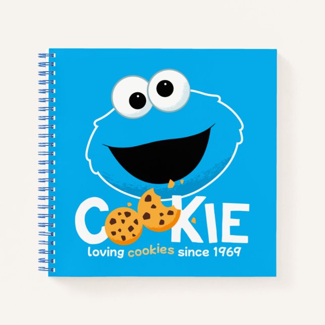 Sesame Street | Cookie Monster Loving Cookies Notebook (Front)
