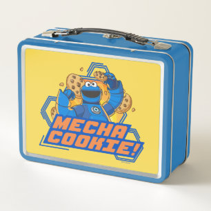 Sesame Street   Cookie Monster Mecha Cookie! Metal Lunch Box