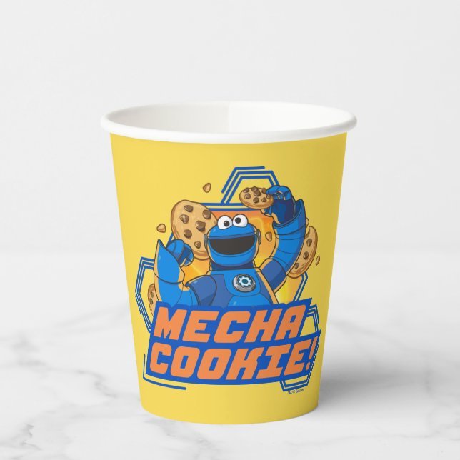 Sesame Street | Cookie Monster Mecha Cookie! Paper Cups (Left)