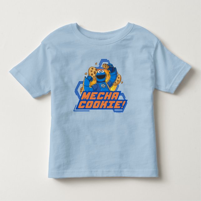 Sesame Street | Cookie Monster Mecha Cookie! Toddler T-Shirt (Front)