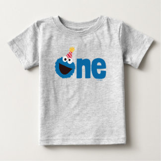 Sesame Street | Cookie Monster One First Birthday Baby T-Shirt