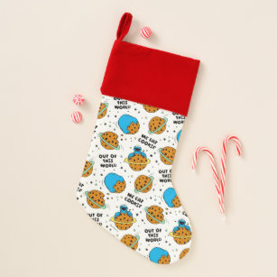 Sesame Street   Cookie Monster Out of This World Christmas Stocking