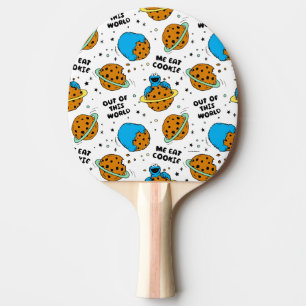 Sesame Street Cookie Monster Out of This World Ping Pong Paddle