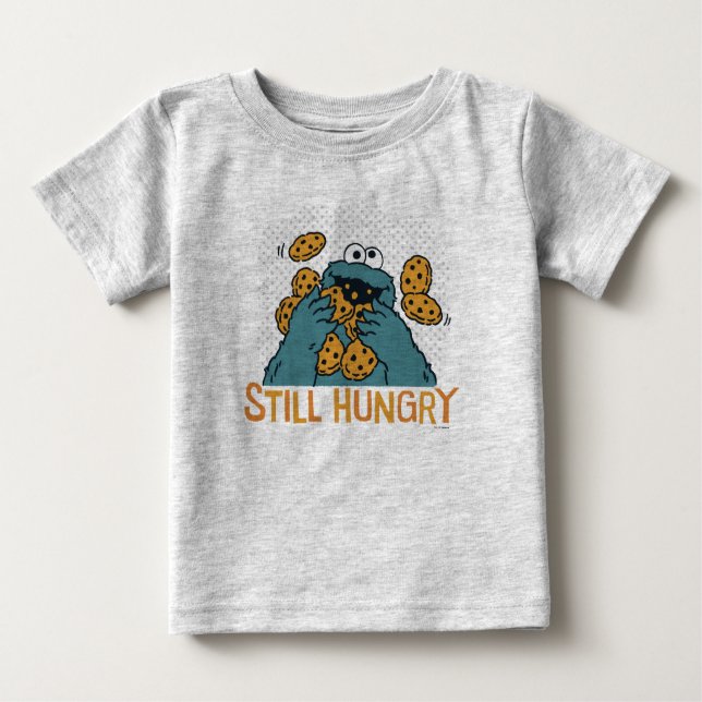 Sesame Street | Cookie Monster - Still Hungry Baby T-Shirt (Front)
